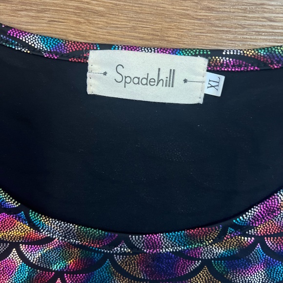 Vibrant Multicolor Scale Pattern Mini Costume Dress - Picture 5 of 6